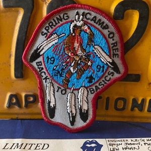 Vintage 90s 1991 Boy Scouts Spring Camporee Patch